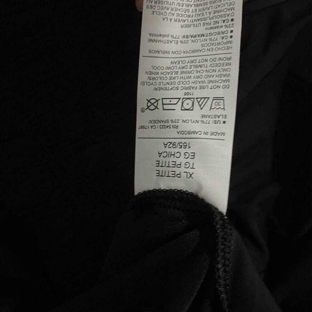 Old Navy SleekTech Go-Dry High Rise Black Track Pants XL Petite NWT Breathable - Picture 5 of 7